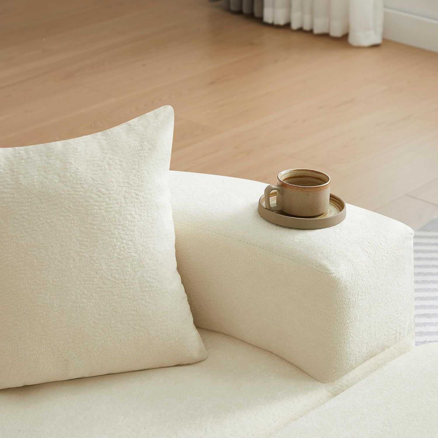 Multifunctional Round convertible Sofa Bed(Compressed Packaging) - Orange