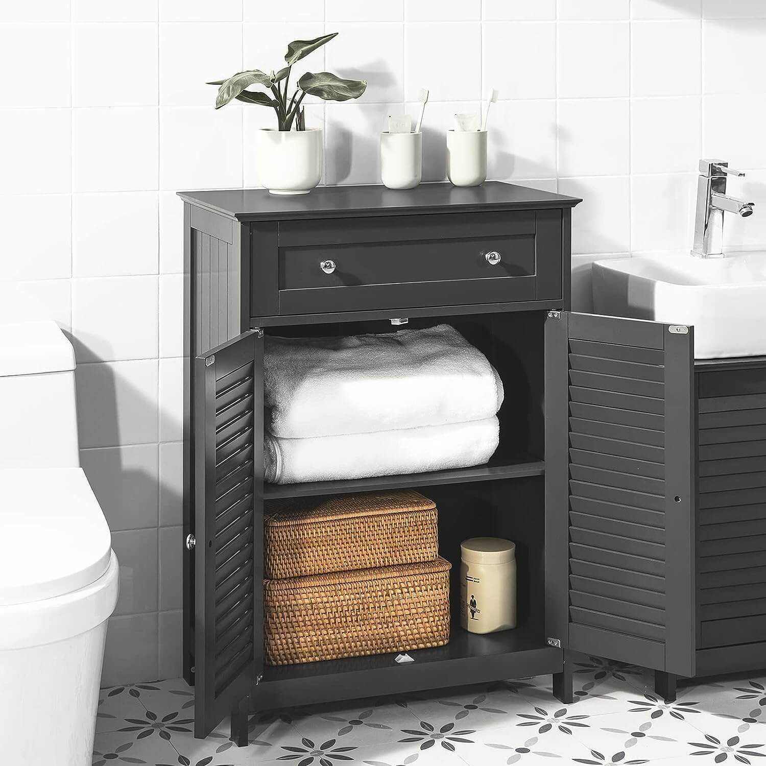 Freestanding Bathroom Storage Cabinet