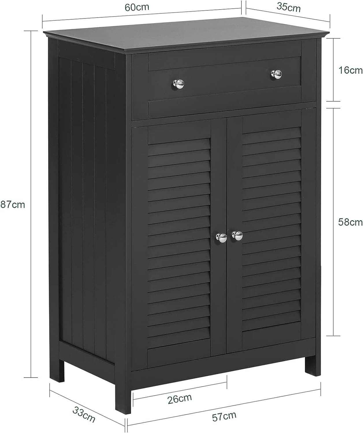 freestanding bathroom cabinet