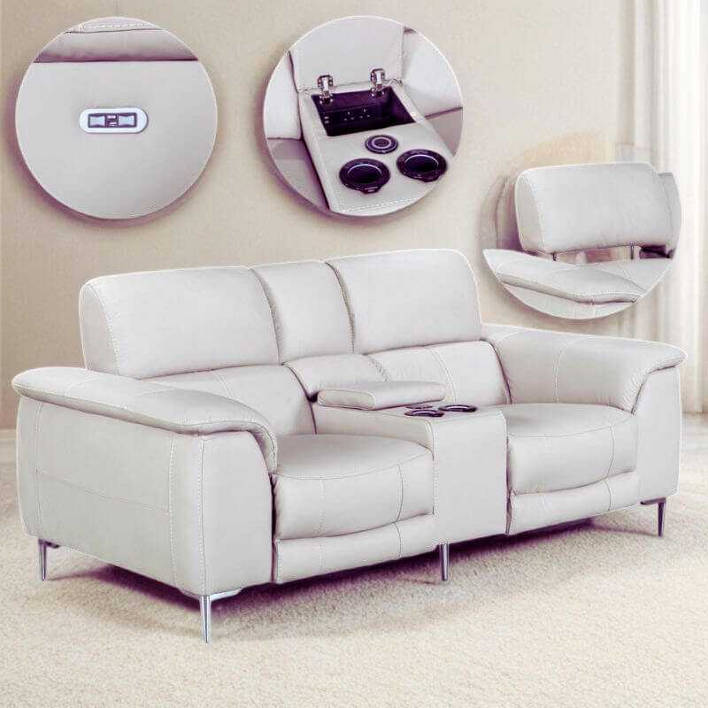 Sofa with Adjustable headrest 