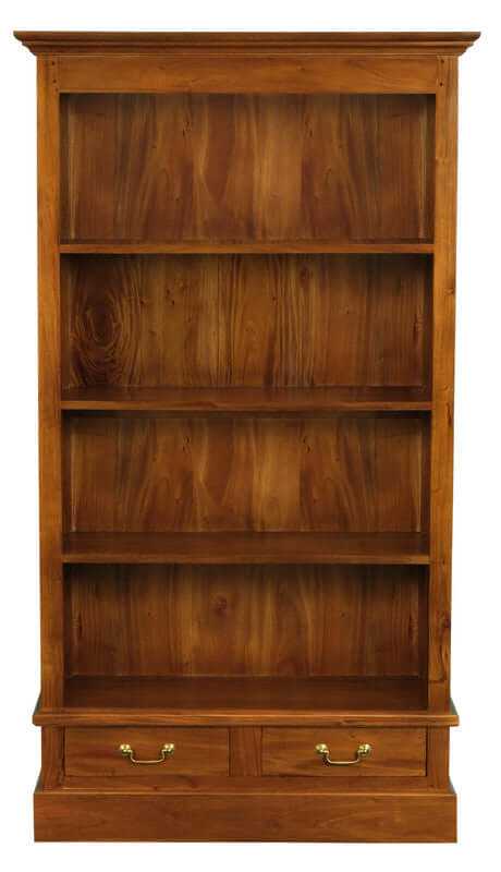 Tasmania 2 Storage Drawer Bookcase - Light Pecan