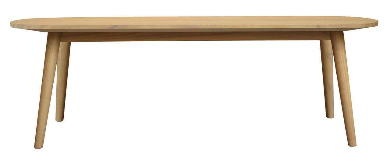 Huntley Solid Oak Dining Bench - Natural