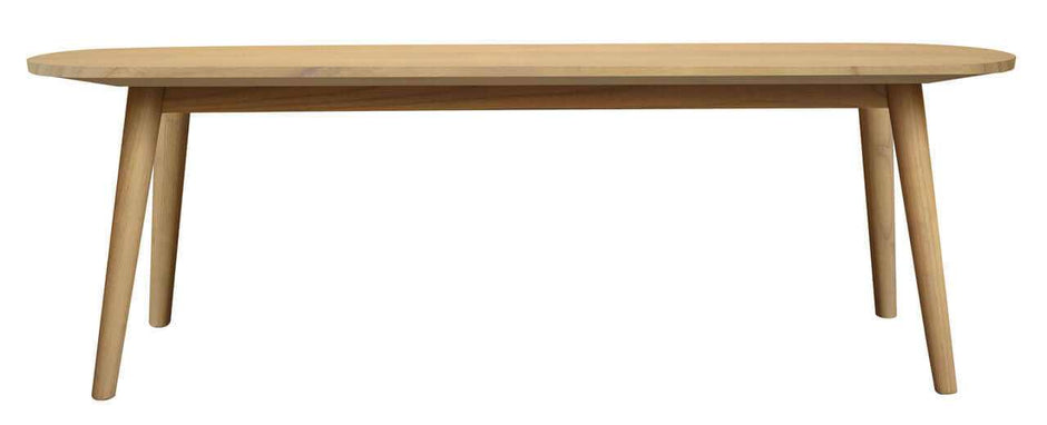 oak dining bench