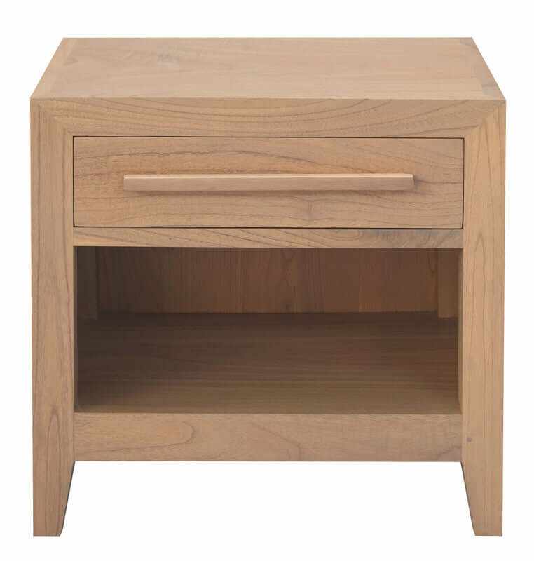 solid oak bedside tables