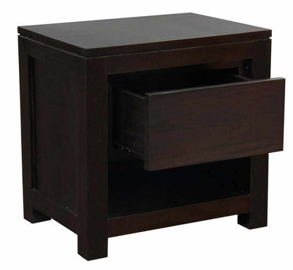 solid wood bedside table