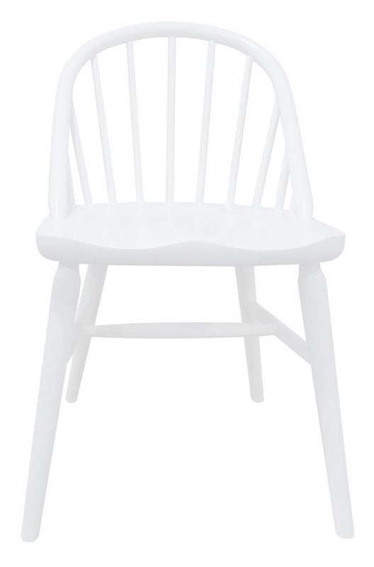 Vera Solid Oak Dining Chair Set White