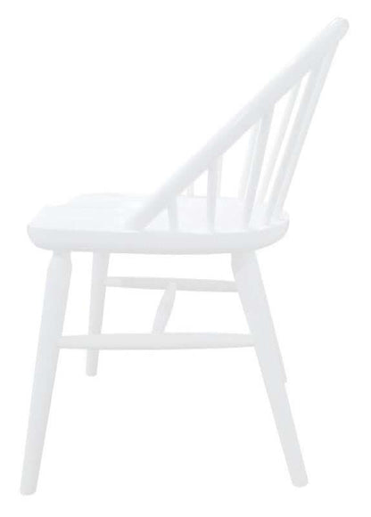 Vera Solid Oak Dining Chair - Set of 2 (White)