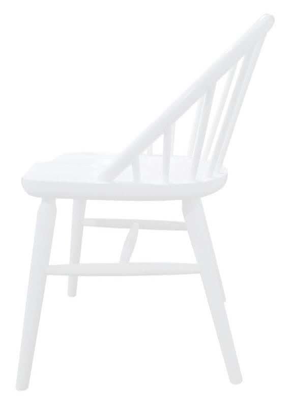 Vera Solid Oak Dining Chair - Set of 2 (White)