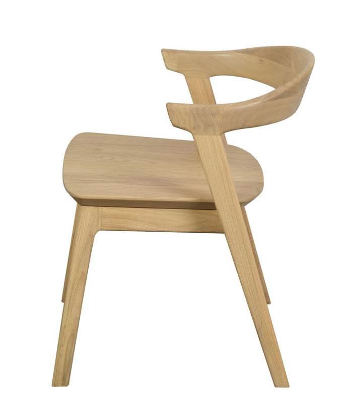 Fynn Solid Oak Dining Chair Set of 2 - Natural