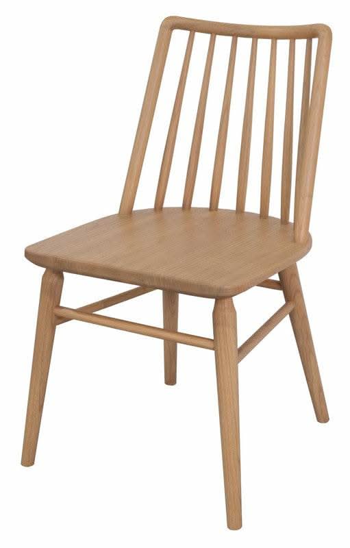 Riviera Solid Oak Dining Room Chairs Natural - Set of 2