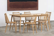 Riviera Solid Oak Dining Room Chairs Natural - Set of 2