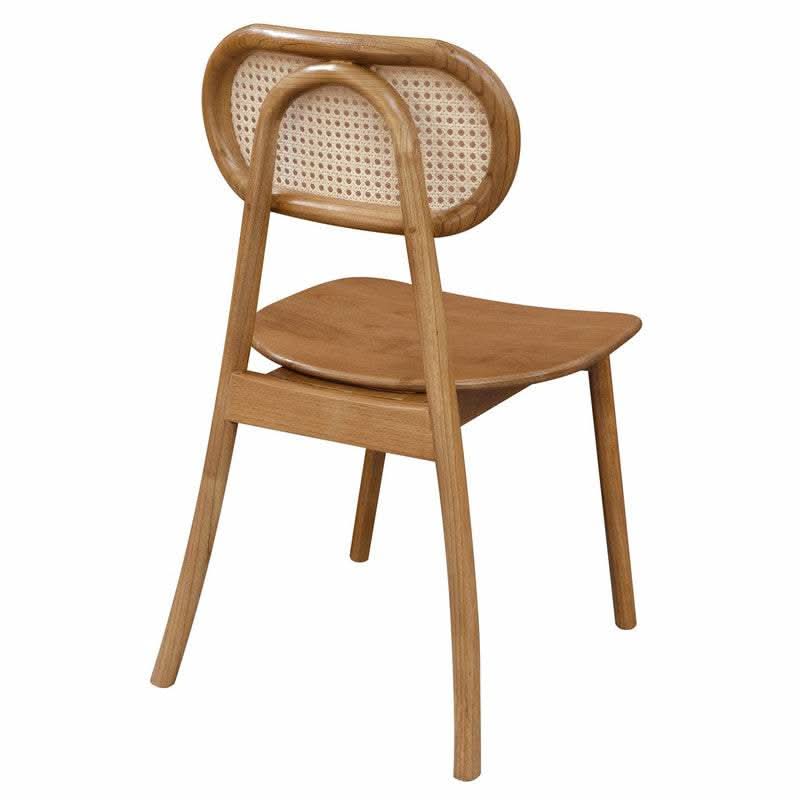 Kelly Cane Dining Room Chair - Almond