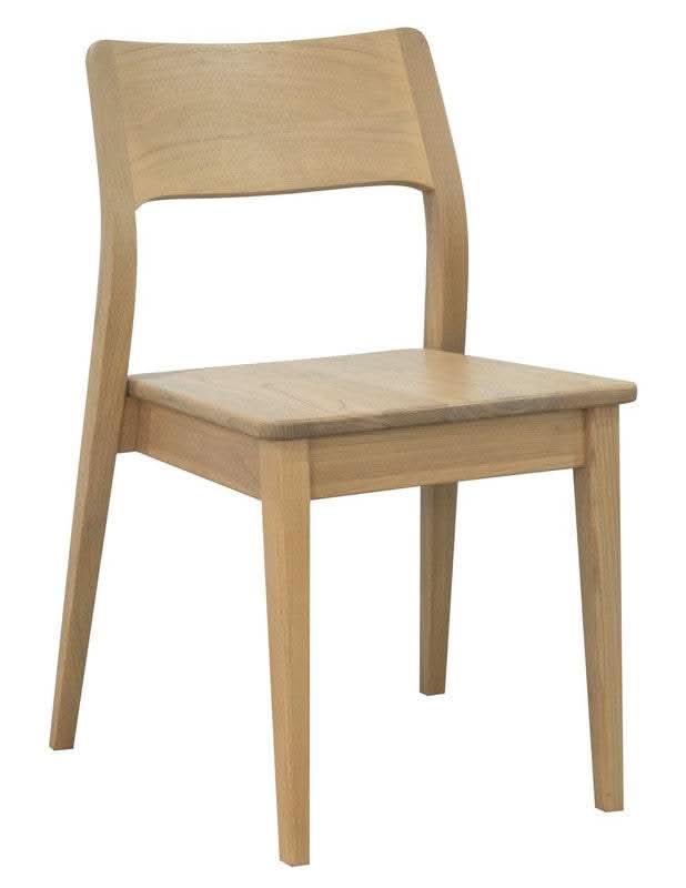 Providence Solid Oak Dining Room Chair Set of 2 Natural