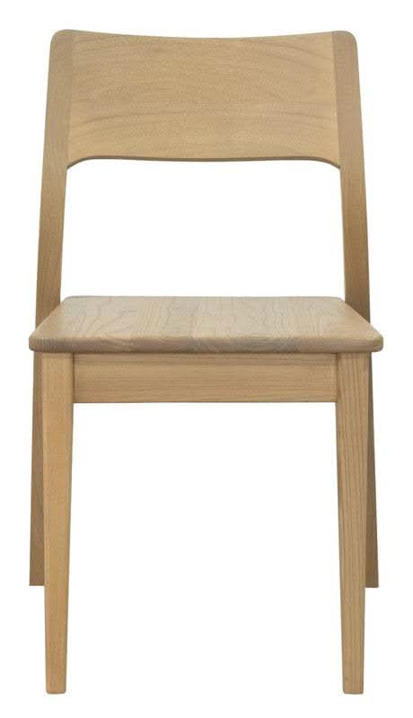 Providence Solid Oak Dining Room Chair Set of 2 Natural