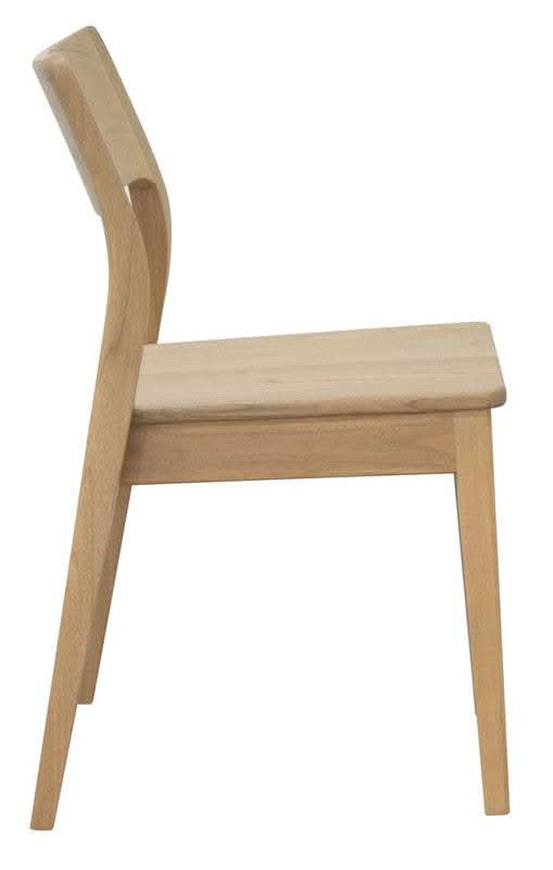 Providence Solid Oak Dining Room Chair Set of 2 Natural