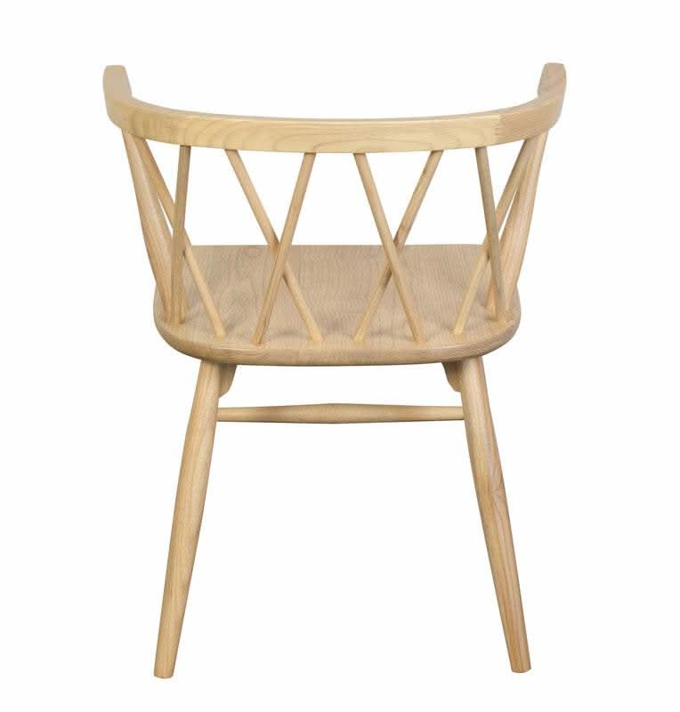 Sierra Cross Back Chair Set of 2 - Natural