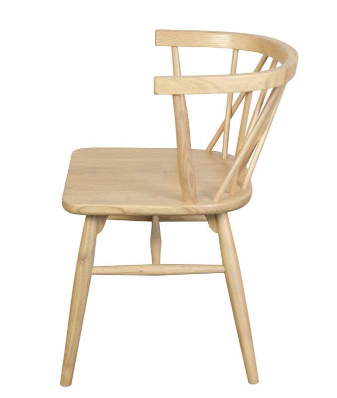 Sierra Cross Back Chair Set of 2 - Natural