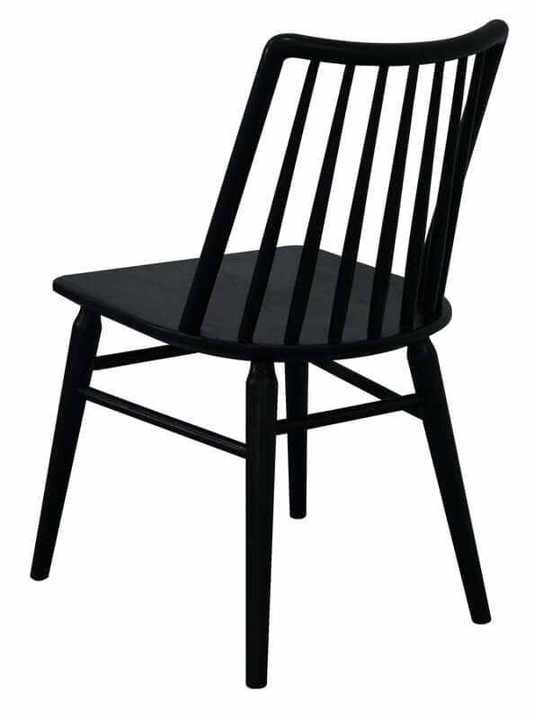 Riviera Black Dining Room Chairs Set of 2