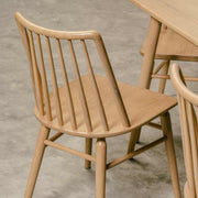 Riviera Solid Oak Dining Chair - Set of 2 - Natural