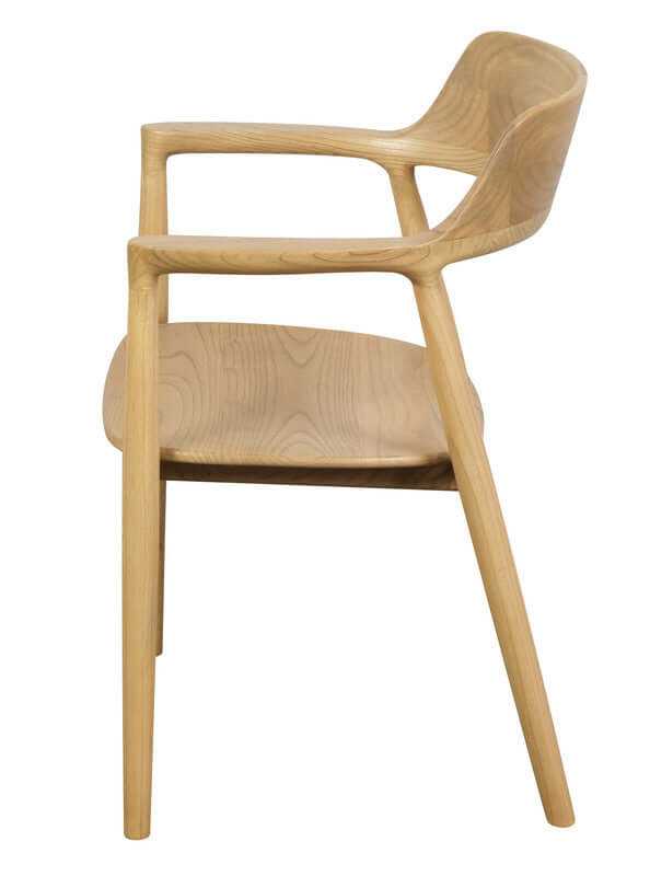 Nobu Solid Oak Armchair - Natural