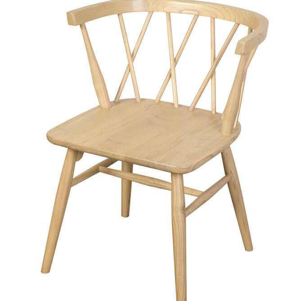 oak cross back dining chairs