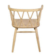 oak cross back dining chairs