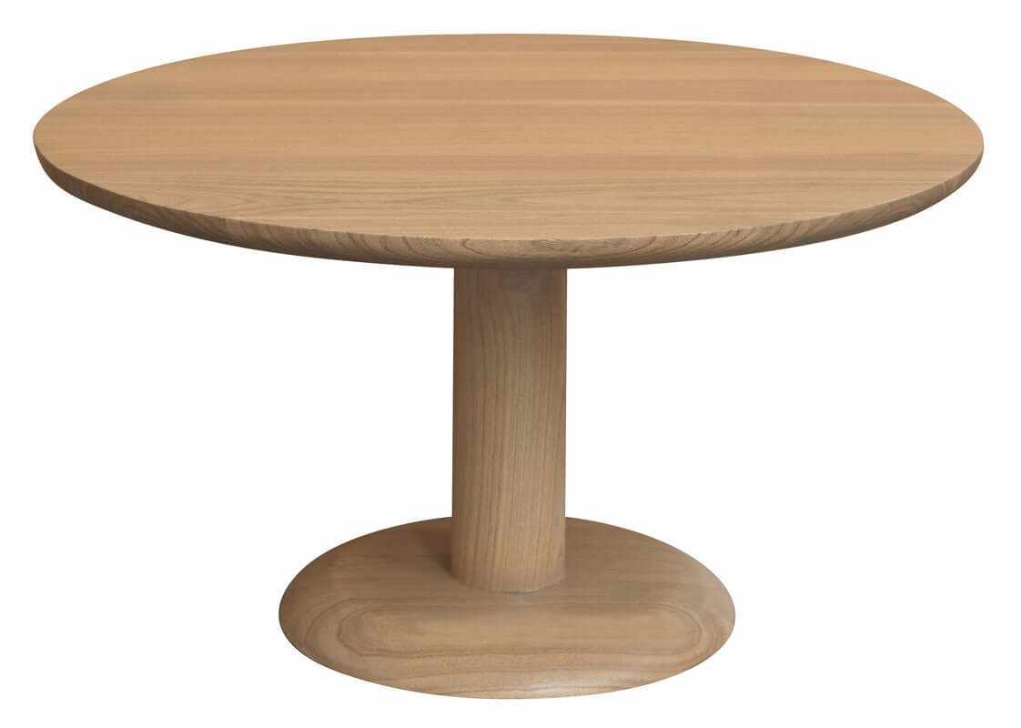 Oslo Solid Wood Round Coffee Table - Natural