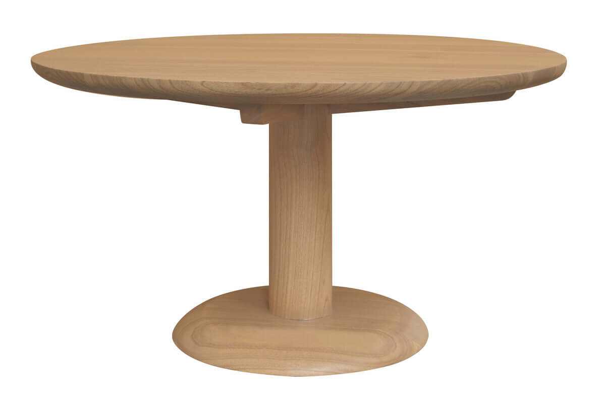 Oslo Solid Wood Round Coffee Table - Natural