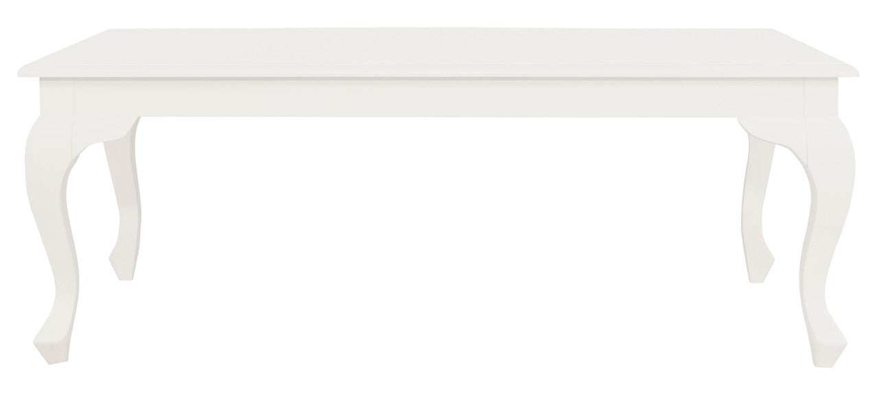 Queen Anne Coffee Table 120 x 70 cm - White
