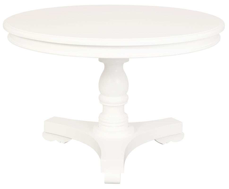 Tasmania Round Dining Table 120 cm (White)