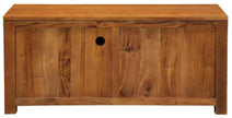 natural wood entertainment center