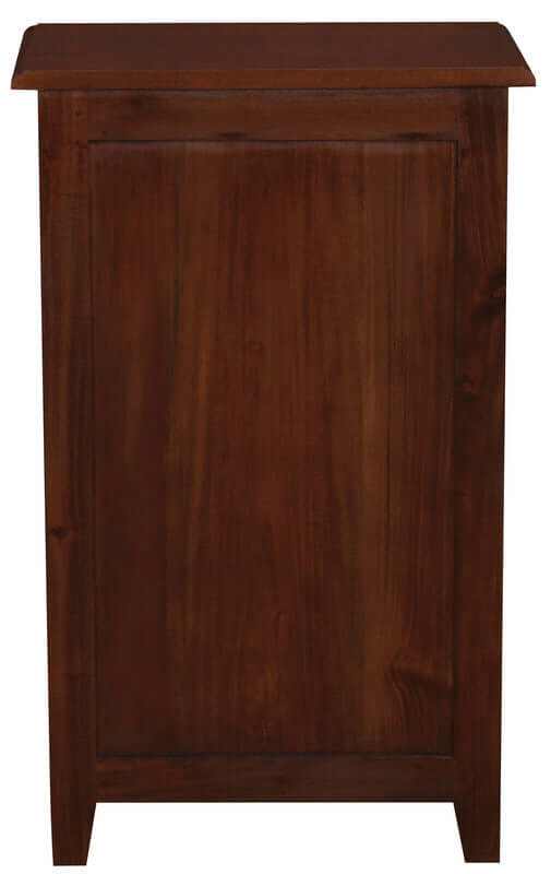 Tasmania 1 Drawer Solid Mahogany Wood Nightstand
