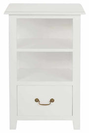 Tasmania 1 Drawer Nightstand White