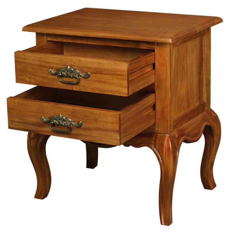 2 Drawer Side Table