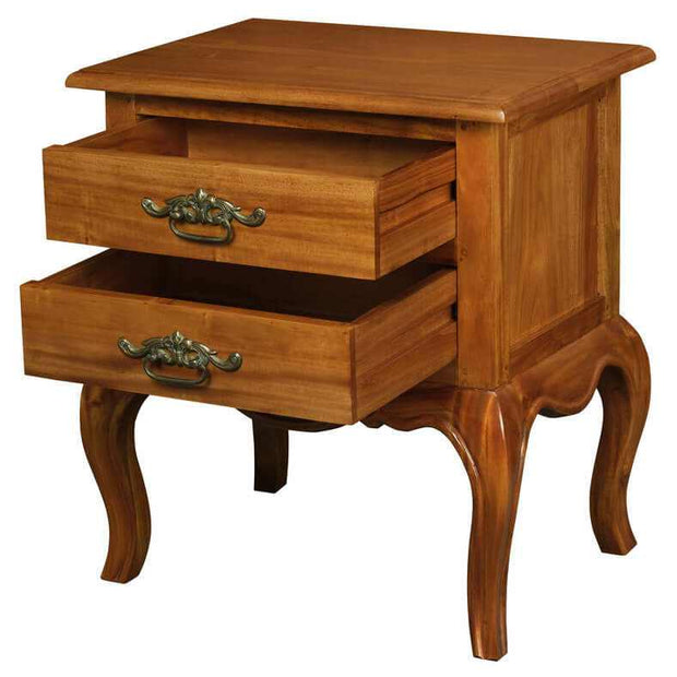 2 Drawer Side Table