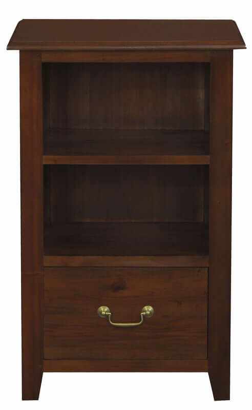 Tasmania One Drawer Nightstand Solid Mahogany Timber