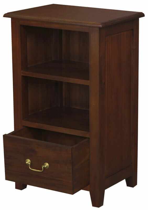 Tasmania One Drawer Nightstand Solid Mahogany Timber