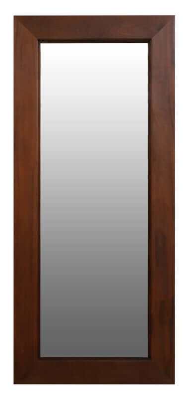 Toby Full Length Timber Frame Standing Mirror - Mahogany