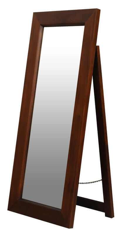 Toby Full Length Timber Frame Standing Mirror - Mahogany