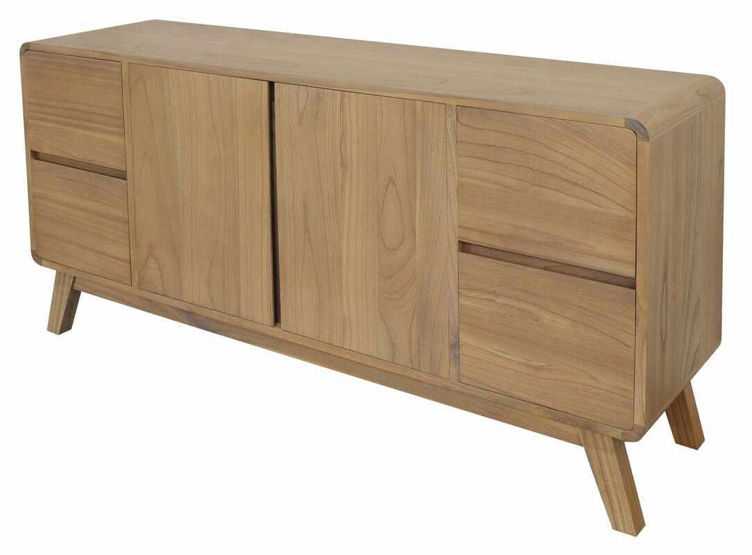 Providence 4 Drawer Two Door Sideboard Natural