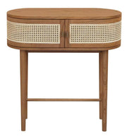 Kelly 2 Door Modern Console Table - Almond
