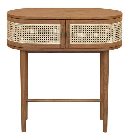 Kelly 2 Door Modern Console Table - Almond