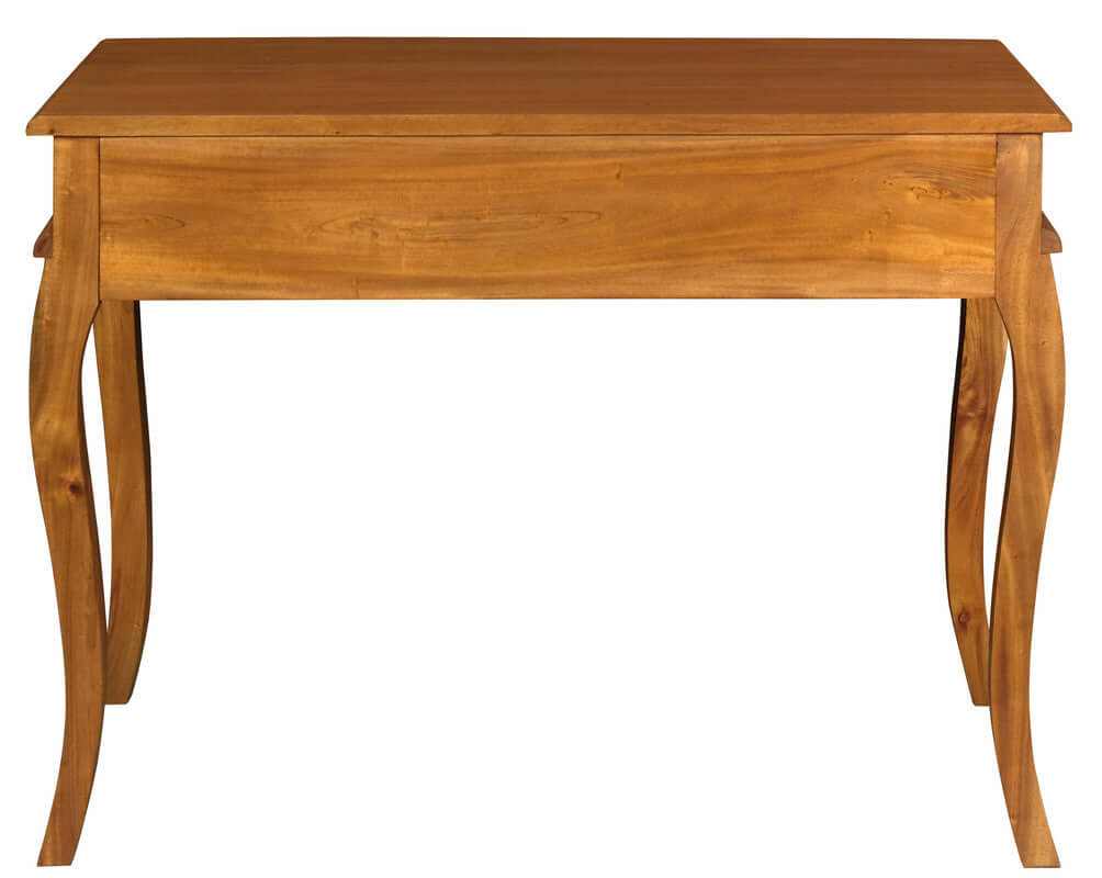 Queen Ann Sofa Table With Drawers - Light Pecan