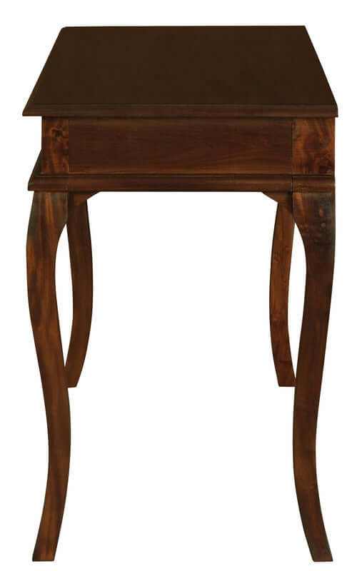 Queen Ann 1 Drawer Mahogany Wood Console Table