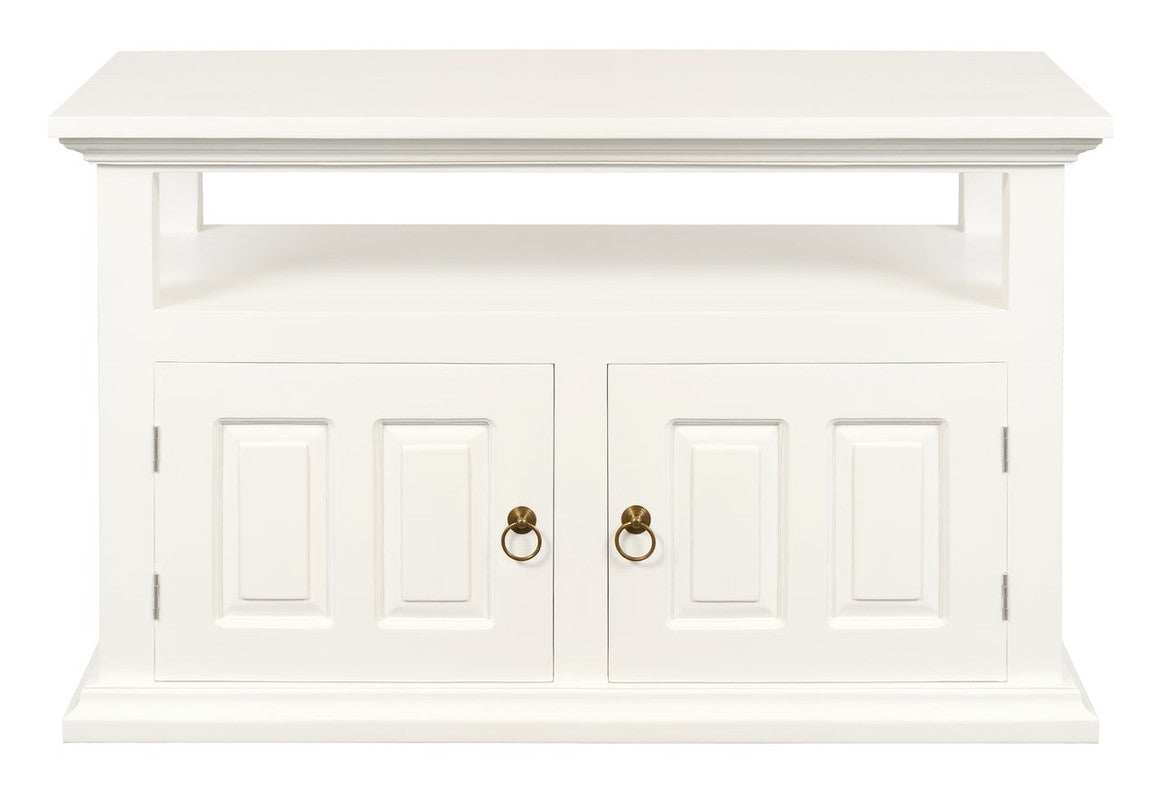 Tasmania 2 Door TV Stand (White)