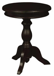 Milano Small Round Side Table - Chocolate
