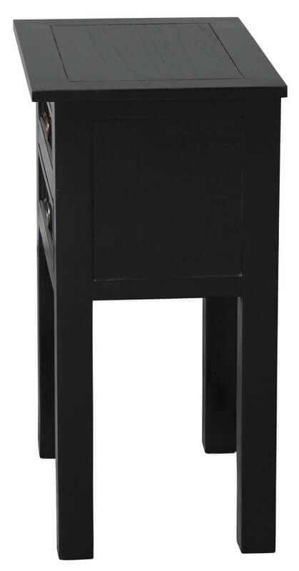 Elliot 2 Drawer Night Stand Black