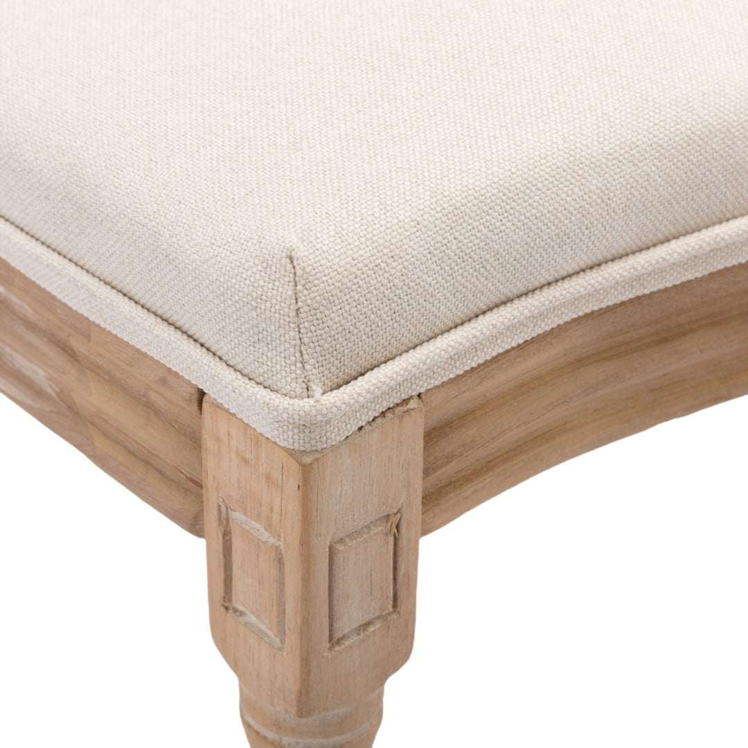 AADEN 8x Rattan Dining Chairs with Solid Wood Legs- BeigeUpinteriors