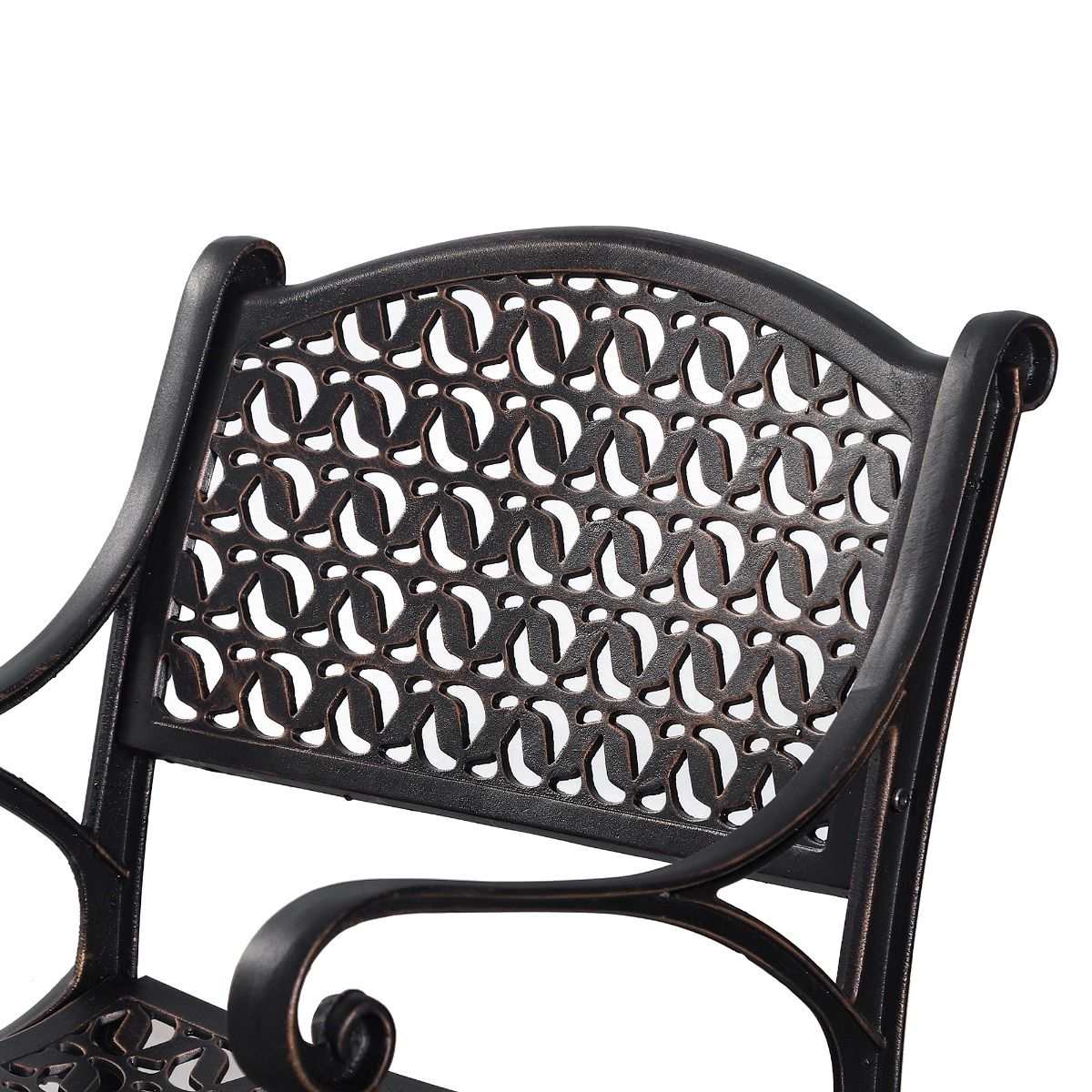 Cherise Cast Aluminium Chairs with Cushions (1 pair)