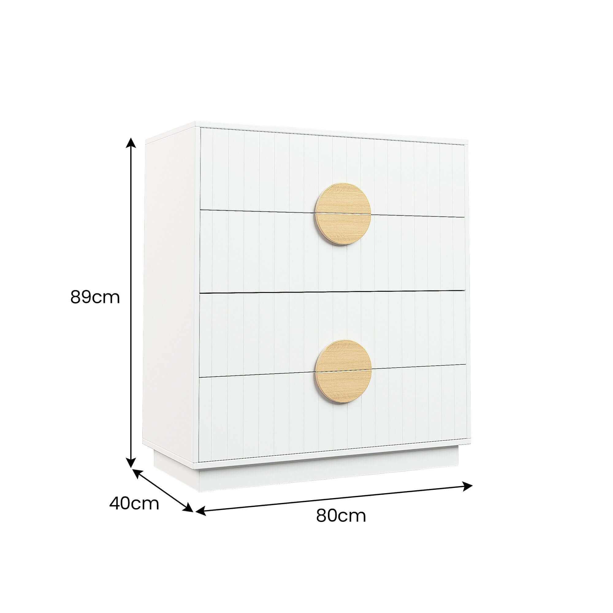 Sarantino Gail White Tallboy Dresser Chest Of Drawers